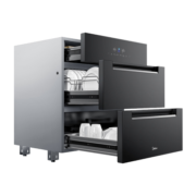 美的（Midea）消毒柜家用 嵌入式 厨房餐具碗柜碗筷 180L三层大升数 婴儿奶瓶不锈钢紫外线 AI家电200XQ2银河