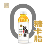 丘里 无糖铁观音乌龙茶饮料500ml*6瓶  0脂0糖0卡饮品