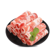 京喜APP:恒都 国产原切羔羊太阳卷500g 外脊羊肉卷 冷冻 火锅食材