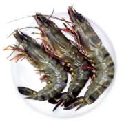 plus会员：品鲜猫 活冻黑虎虾 净虾20只350g*3件 海鲜大虾