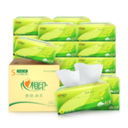心相印抽纸【肖战同款】茶语丝享 真S码3层110抽*24包 纸巾（整箱销售）