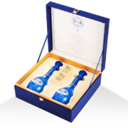 京东百亿补贴：洋河 梦之蓝M6 绵柔浓香型白酒 52度 500ml*2瓶 礼盒装