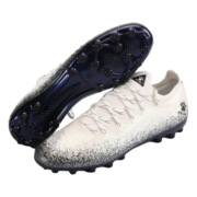 KELME/卡尔美新款MG足球鞋男透气短钉球鞋学生青少年比赛圆钉球鞋成人 白黑 41