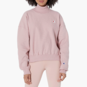 S码！Champion 冠军 ​Reverse Weave 女式刺绣logo套头卫衣 WL244  直邮含税到手￥207.65
