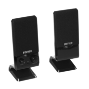 漫步者（EDIFIER） R10U 2.0声道电脑音响音箱 台式机笔记本桌面音响 黑色