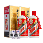 茅台（MOUTAI） 飞天茅台 43度酱香型白酒 500ml*2瓶