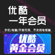 优酷youku 黄金会员 12个月
