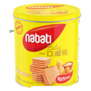 丽芝士（Richeese）印尼进口纳宝帝Nabati威化饼干罐装盒装袋装多种口味组合可选 【300g*1罐】奶酪味