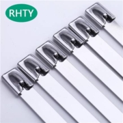 rhty 自锁式不锈钢扎带304拉紧器 4.6*200mm*10条