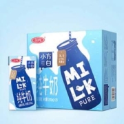 88VIP，三元 小方白全脂纯牛奶 200ml*24盒