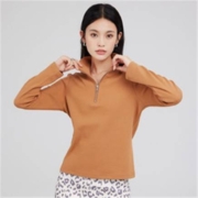 BASIC HOUSE 百家好 女士立领长袖T恤 B0042B5747245
