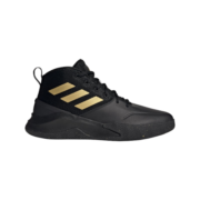 adidas阿迪达斯官方OWNTHEGAME男子团队款实战中帮舒适运动篮球鞋 黑/金色 41(255mm)