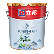 PLUS会员：立邦 京雅居抗甲醛5合1乳胶漆 白色 18L
