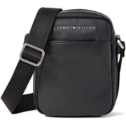 TOMMY HILFIGER 汤米·希尔费格 男式 TH City 迷你记者包，黑色，6 x 24 x 29 厘米 (高 x 宽)
