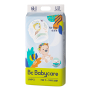PLUS会员:babycare夏季 Air pro 超薄日用纸尿裤 加量装 L66片 (9-14kg)*2件