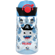 努比（Nuby）运动水杯 宝宝水杯 tritan闪亮运动轻巧大容量运动水杯 海盗450ML