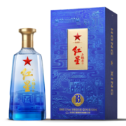 红星 红星二锅头 蓝盒18 清香型白酒 53度 500ml 单瓶 （随机发货）