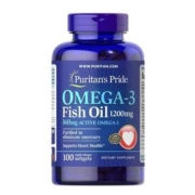 单件0税！Puritan's Pride 普丽普莱 含Omega-3深海鱼油胶囊 1200mg*100粒