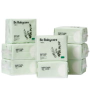 bc babycarebabycare婴儿植物来源绵柔巾宝宝加厚新生儿纸巾成人可用 76抽*8包