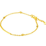 京东百亿补贴：3DG Jewellery 金至尊 黄金手链 约2.66g