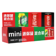 京喜特价，需抢券:零度 Zero 可乐+雪碧迷你罐 200ml*24罐  买一赠一