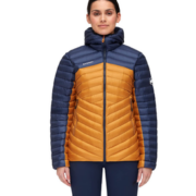 官网原价$329！Mammut 猛犸象 Broad Peak 女士800蓬轻量防水连帽羽绒服  1013-00350  含税直邮到手¥1521.91