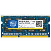 协德 (xiede)1.35V低电压版DDR3L 1600 4G 笔记本内存条 3代电脑内存