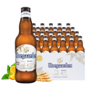 福佳（Hoegaarden）小麦白啤酒 福佳白 精酿啤酒 330ml*24瓶 整箱装