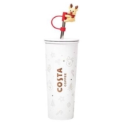 概率券、88VIP：COSTA COFFEE 咖世家咖啡 欢趣萌鹿保温杯 710ml
