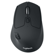 罗技（Logitech）M720鼠标蓝牙无线办公支持Mac ipad 轻音自定义按键鼠标 舒适手感 支持设备自由切换-黑色