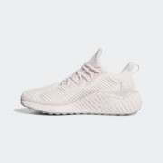 adidas阿迪达斯官方alphaboost男女运动休闲实用舒适网面跑步鞋 浅粉紫 38.5(235mm)