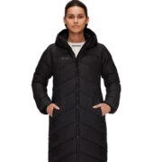 国内3998元！Mammut 猛犸象 Fedoz 女士750蓬白鸭绒​防风防泼水连帽长款派克羽绒服 1013-02090  直邮含税到手￥1572.86