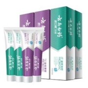 PLUS会员：YUNNANBAIYAO 云南白药 牙膏金口健牙膏套装（优益冰柠105g*2+优益薄荷105g*2+赠 牙刷1支）