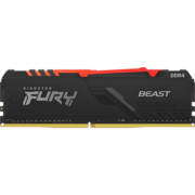 金士顿 (Kingston) FURY 16GB DDR4 3200 台式机内存条 Beast野兽系列 RGB灯条 骇客神条