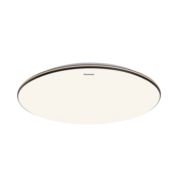 松下(Panasonic)吸顶灯圆形卧室灯智能米家简约灯具明畔黑金36W