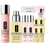 CLINIQUE 倩碧 高保湿水乳套装（黄油125ml+粉水200ml+赠同款粉水100ml*2+黄油30ml*4+水洗泡沫乳+化妆棉1盒）