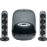 哈曼卡顿 Harman/Kardon水晶四代 无线蓝牙桌面音箱 电视电脑音响  SoundSticks 4黑色