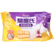 花仙子（Farcent） 静电除尘纸 一次性干纸 平板拖把加厚地板拖布替换装25张一包