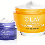 小降！Olay 玉兰油 维C保湿24肽亮白面霜50mL+视黄醇晚霜15ml 凑单到手价￥150.69