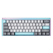 DURGOD 杜伽K330W无线蓝牙游戏机械键盘2.4G三模61键IPAD（笔记本电脑键盘） 无光-冰淇淋 定制-茶轴