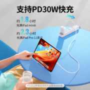 绿联双typec数据线pd快充ipad10air5双头ctoc车载充电器适用苹果mini6华为pro2022小米笔记本平板typc口两头