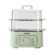 苏泊尔（SUPOR）电蒸锅家用多功能可视电煮锅电蒸箱蒸包子锅电蒸笼9.3L三层多功能蒸煮一体电火锅 【60分钟定时】ZN23FK930