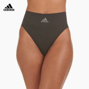 adidas/阿迪达斯女士无缝微弹舒适抗菌贴合高腰三角内裤女2条装