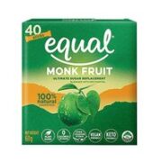 Equal 怡口糖 罗汉果零卡代糖赤藓糖醇 40条*2盒