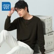 JEANSWEST 真维斯 男士加厚针织衫 JV-186966