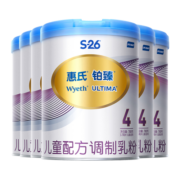 惠氏铂臻（Wyeth ULTIMA）儿童配方调制乳粉4段780g*6罐 (整箱装)