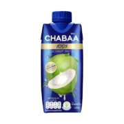 PLUS会员：CHABAA 芭提娅 泰国原装进口 椰子水 310ml*3瓶*2件