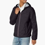 Tommy Hilfiger 汤米·希尔费格 男式轻质连帽防水夹克