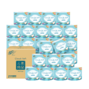 清风卷纸  云柔系列4层110克*27卷 纸巾（整箱售卖） 加厚款