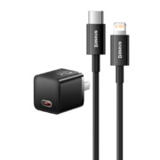 京喜特价app、概率券：BASEUS 倍思 PD20W GaN氮化镓充电器套装